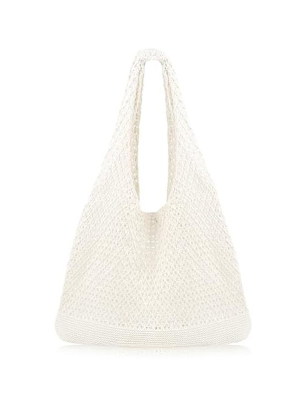 COOKOOKY Crochet Beach Tote bag Summer Beach Bag for Women Aesthetic Mesh Tote